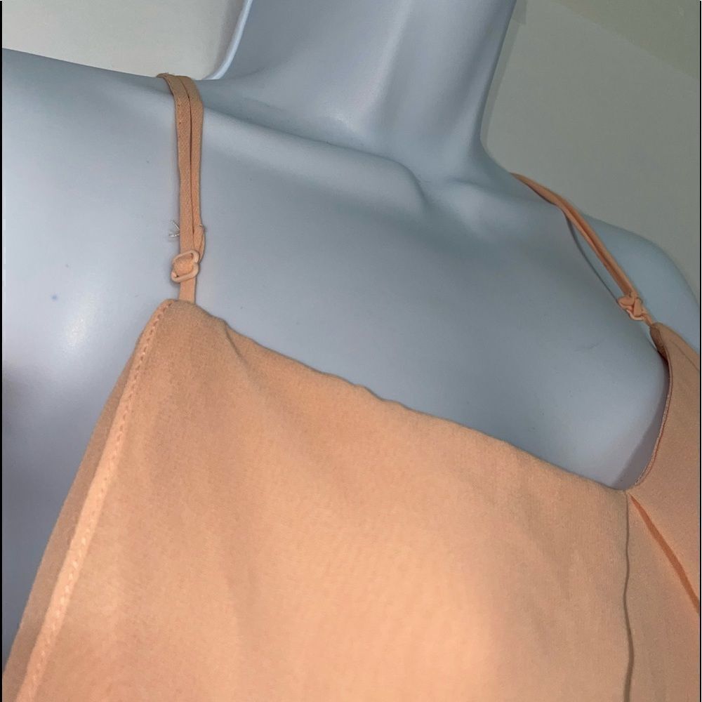 ‎BCBGeneration Chiffon Slip Dress Blush Color Size Small - Picture 8 of 8